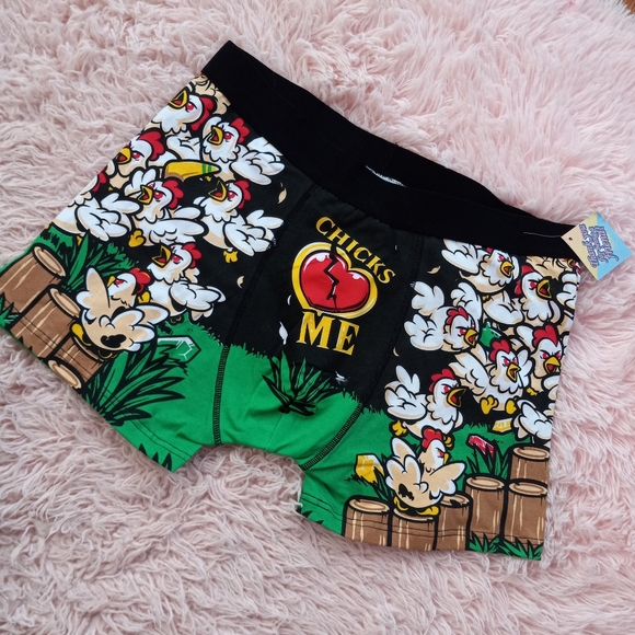 Nwt Zelda's Link & chickens meme super comfy boxer briefs for men or women! - Picture 6 of 8